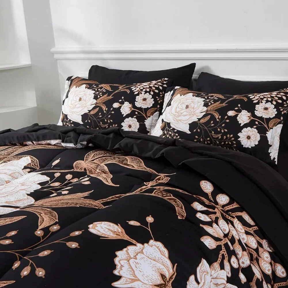 Full SET Botanical Floral Bedding Set